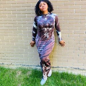 EVERYTHING TIE DYE DRESS